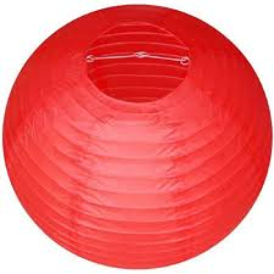 Boule chinoise rouge 40 cm