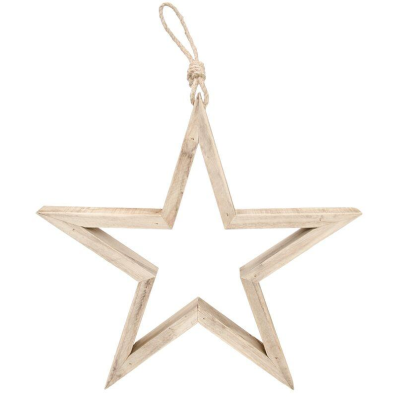 Etoile en bois 40cm