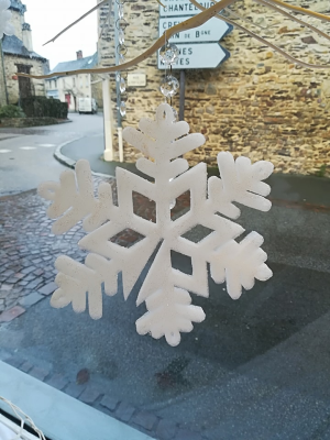 Flocon de neige moyen format