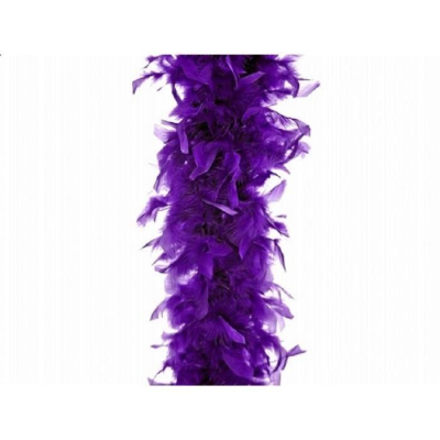 Boa plume violette
