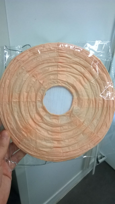 Boule chinoise corail 30cm