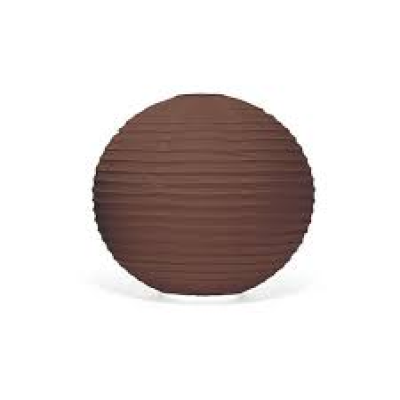 Boule chinoise marron 45 cm