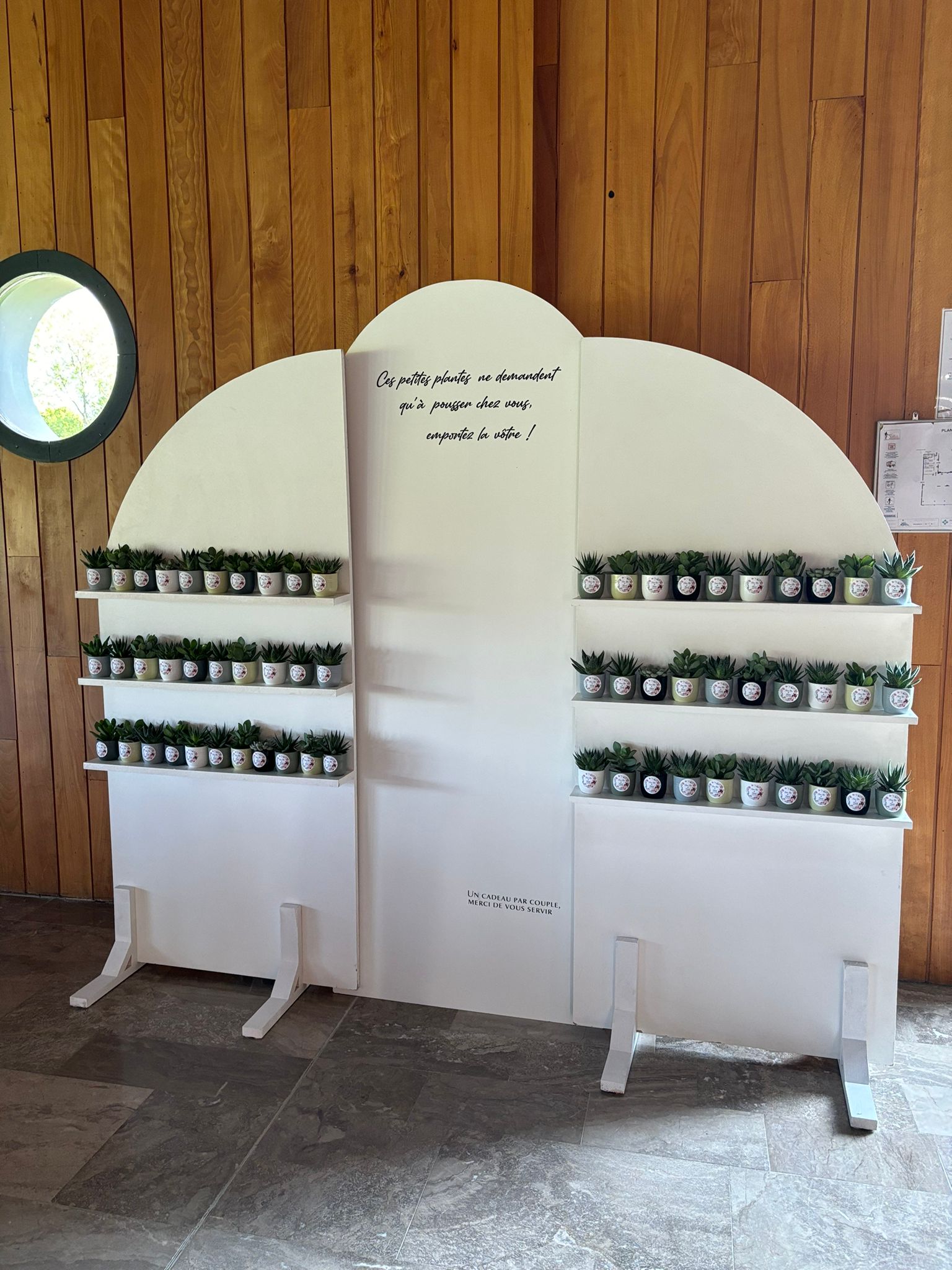 mur à cadeaux