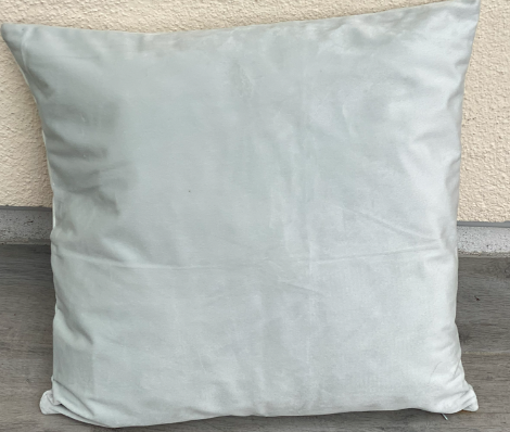 Coussin Vert d'eau en velours