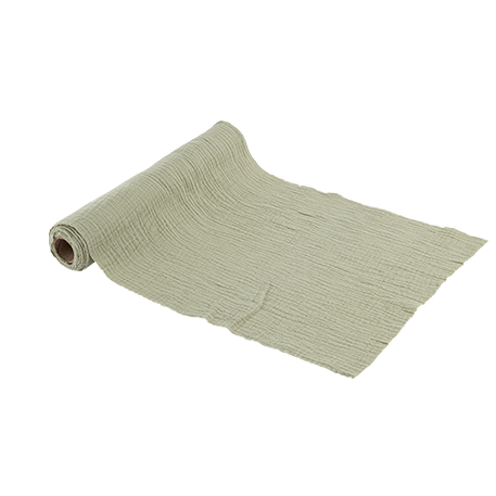 Chemin de table vert sauge