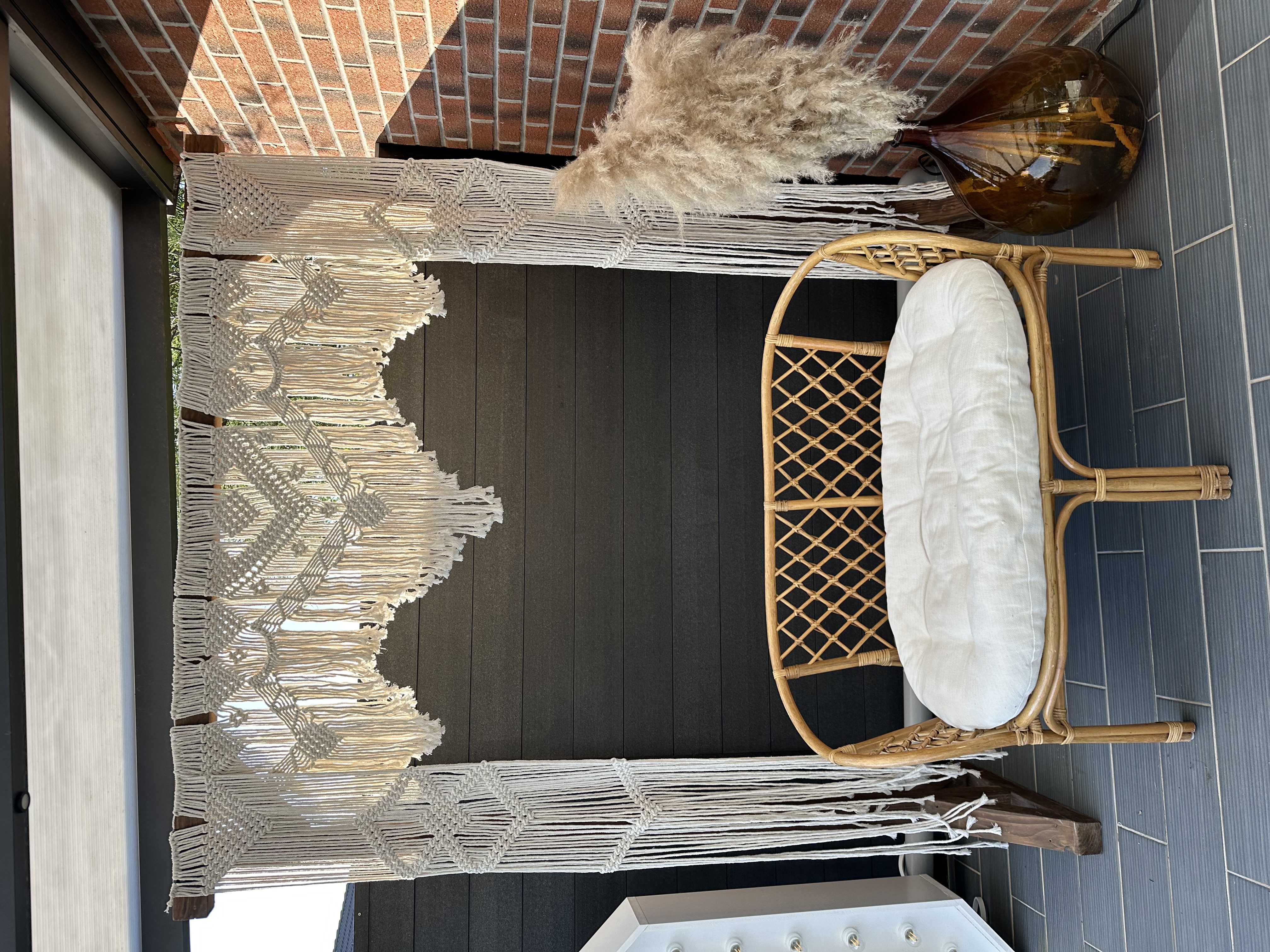 rideau macramé JU