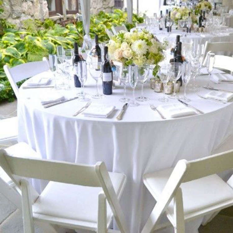 nappe ronde - blanc