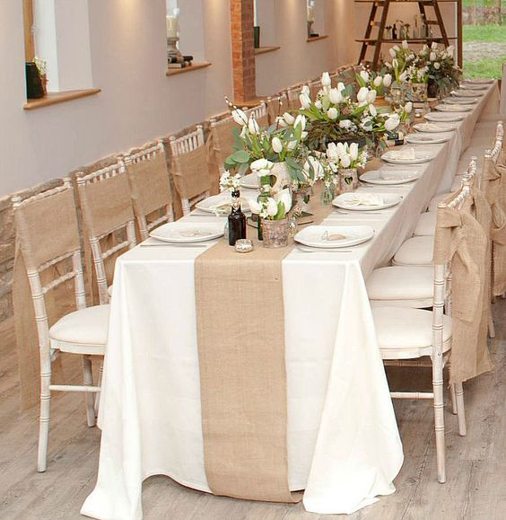 nappe rectangle - blanc