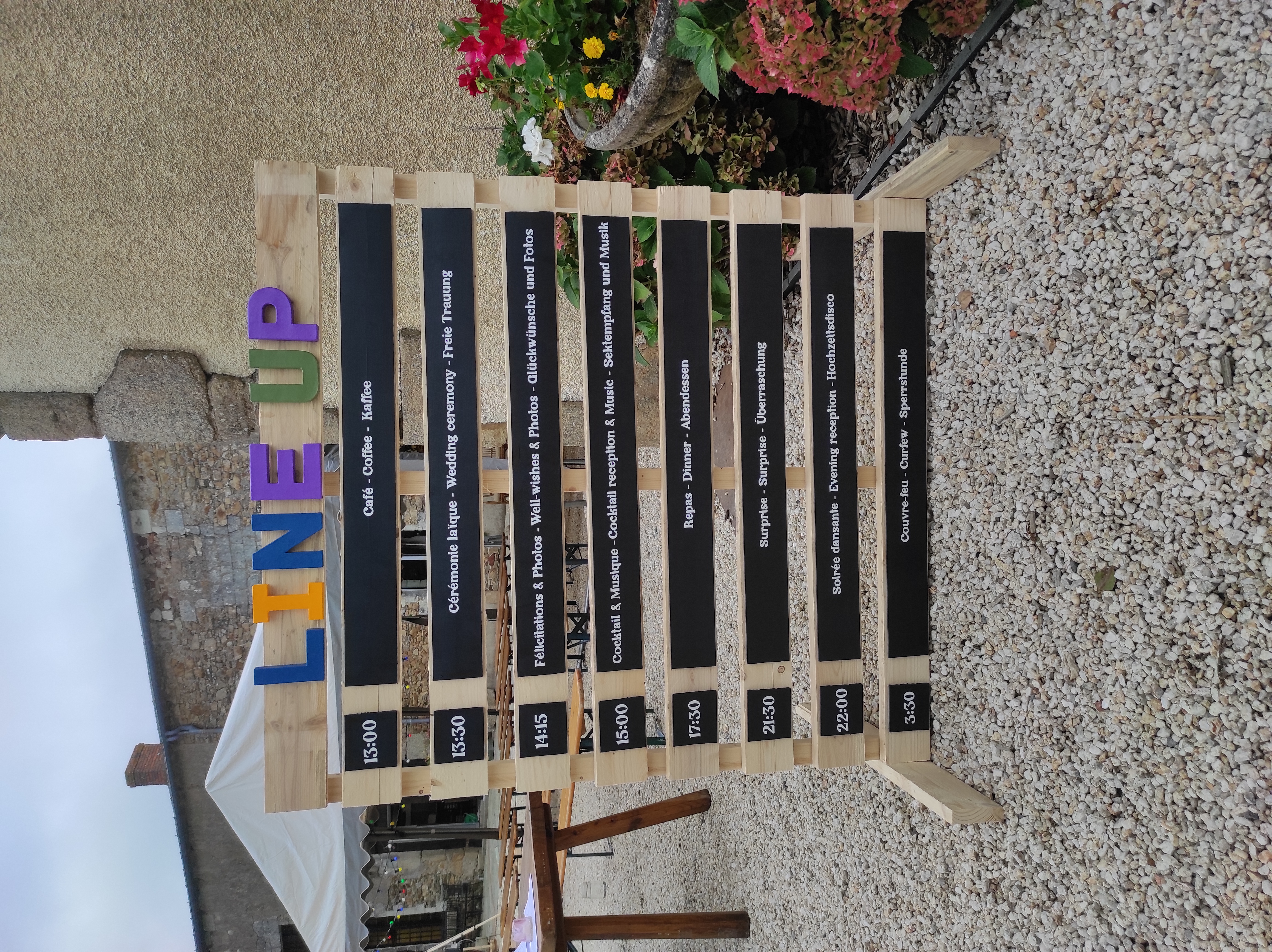 Line Up palette