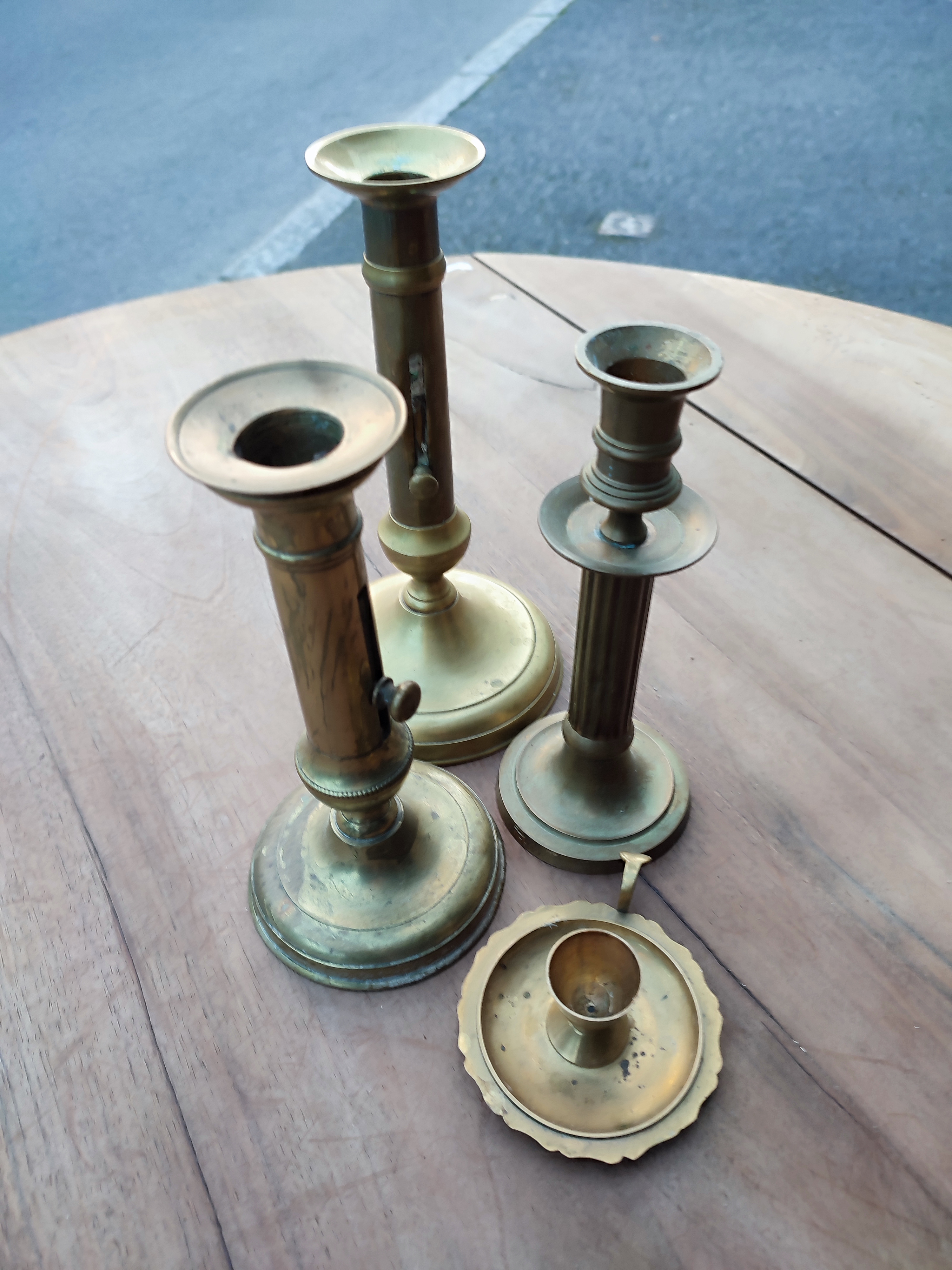 Bougeoirs laiton
