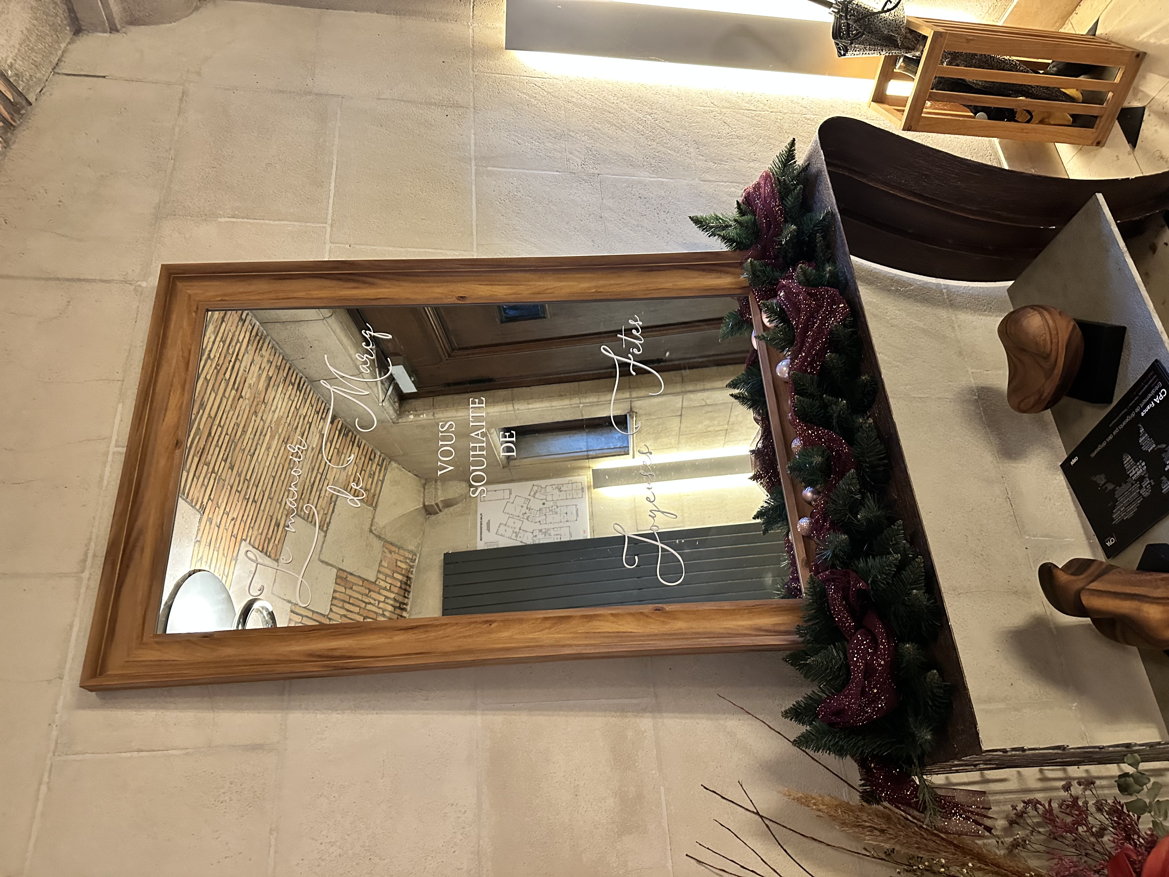 miroir bois