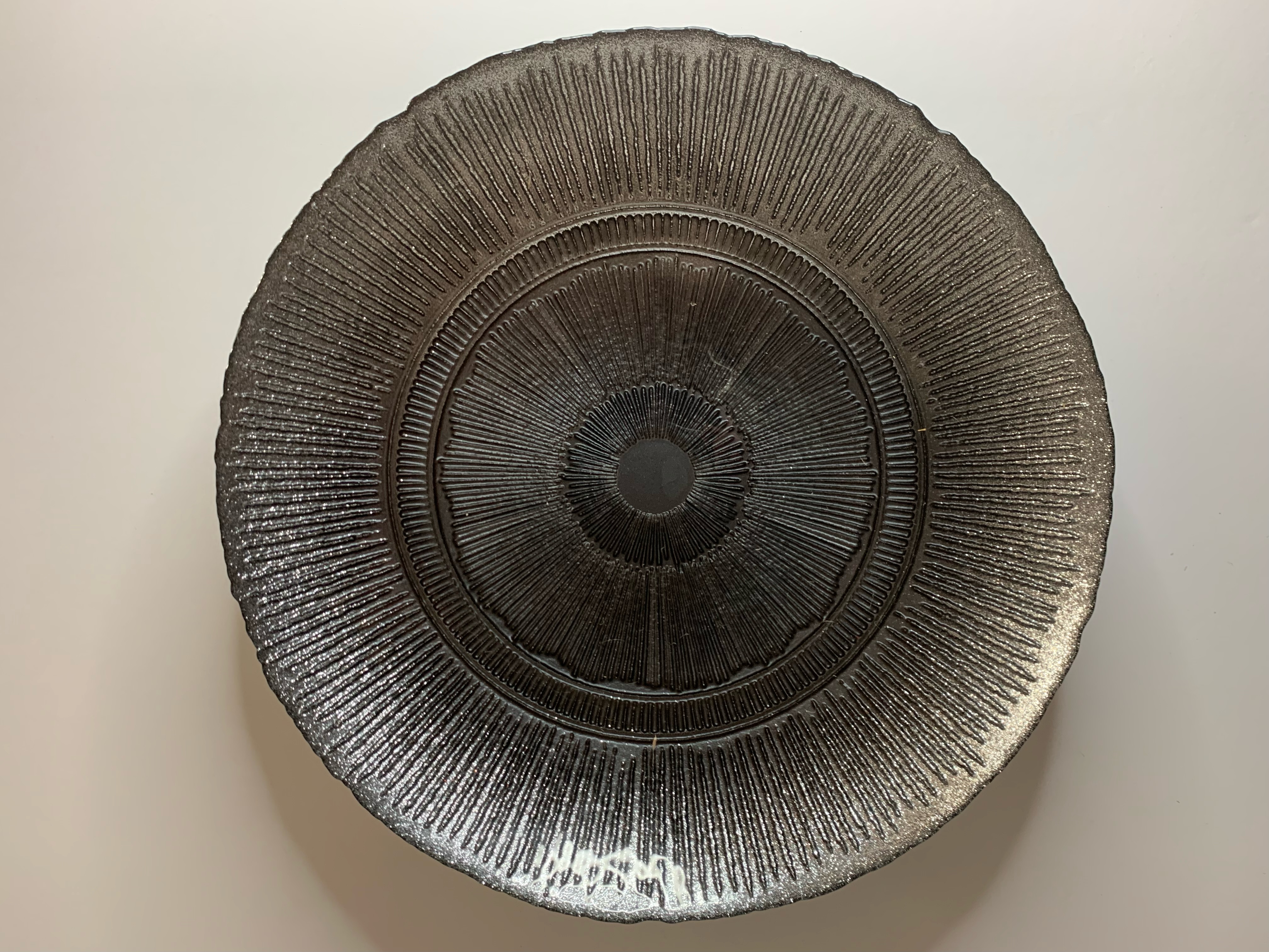 plat en verre