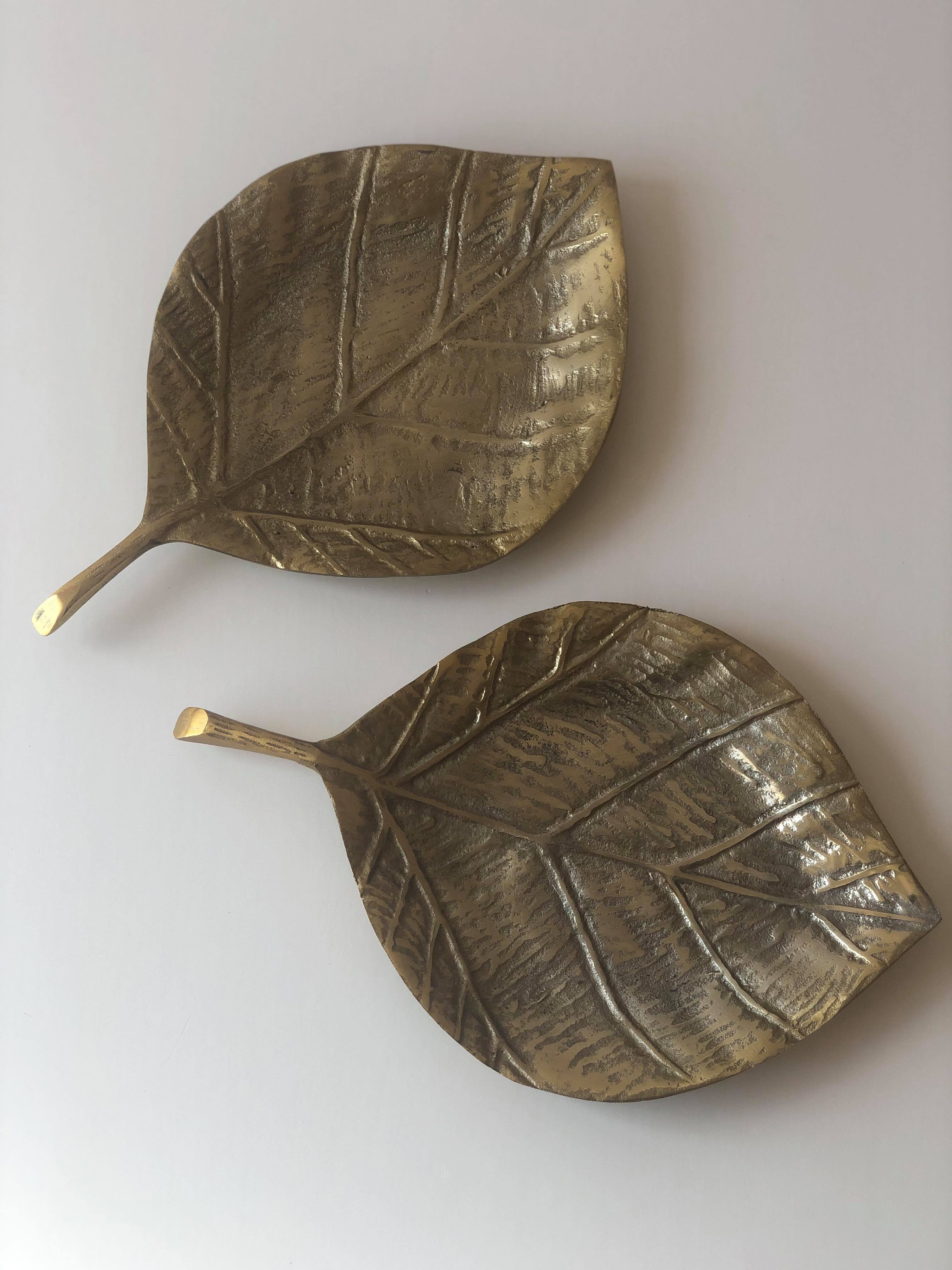 plateau feuille or