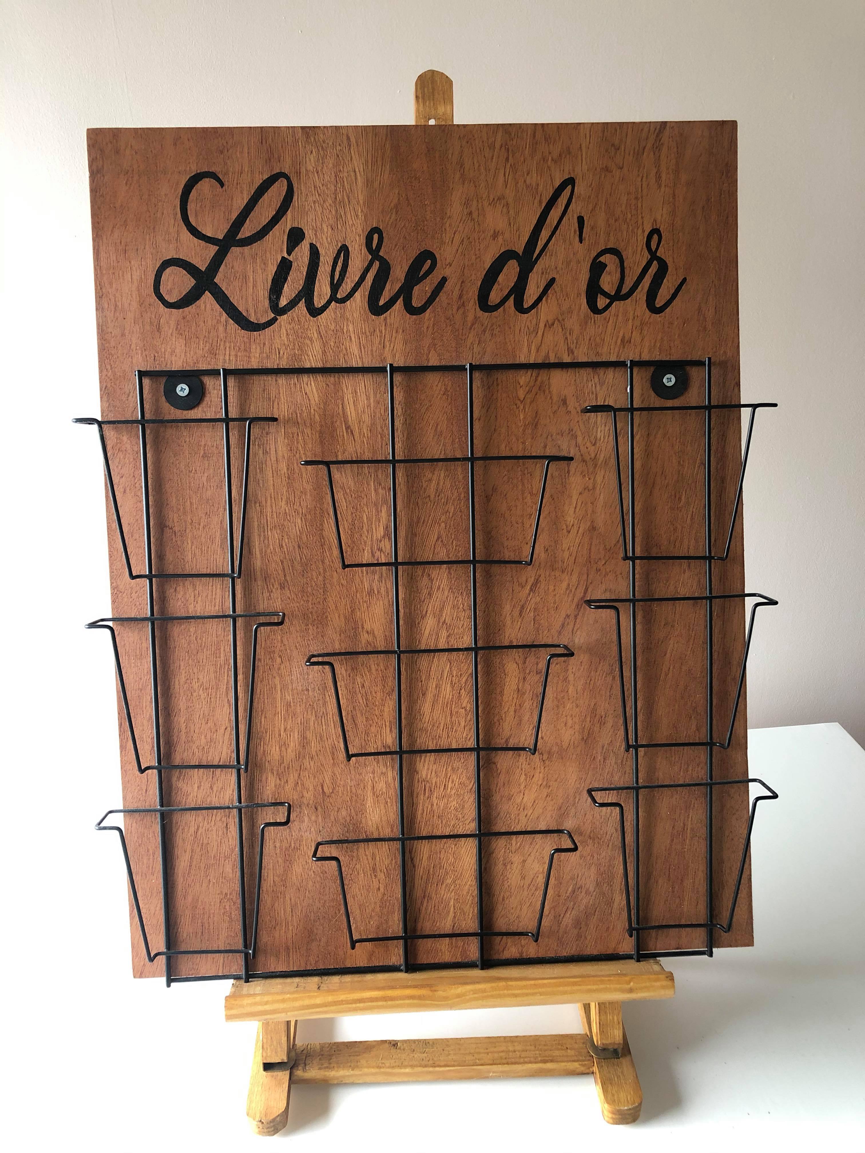 Support livre d'or