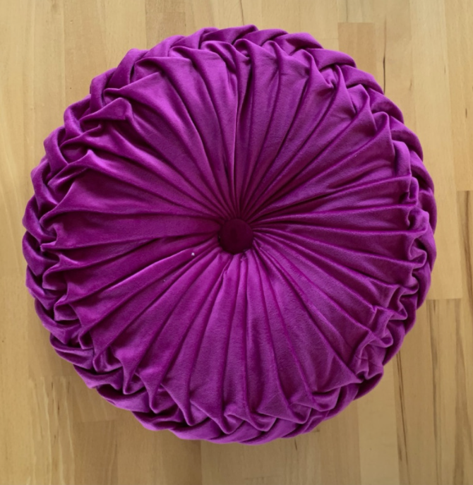 Coussins pourpre