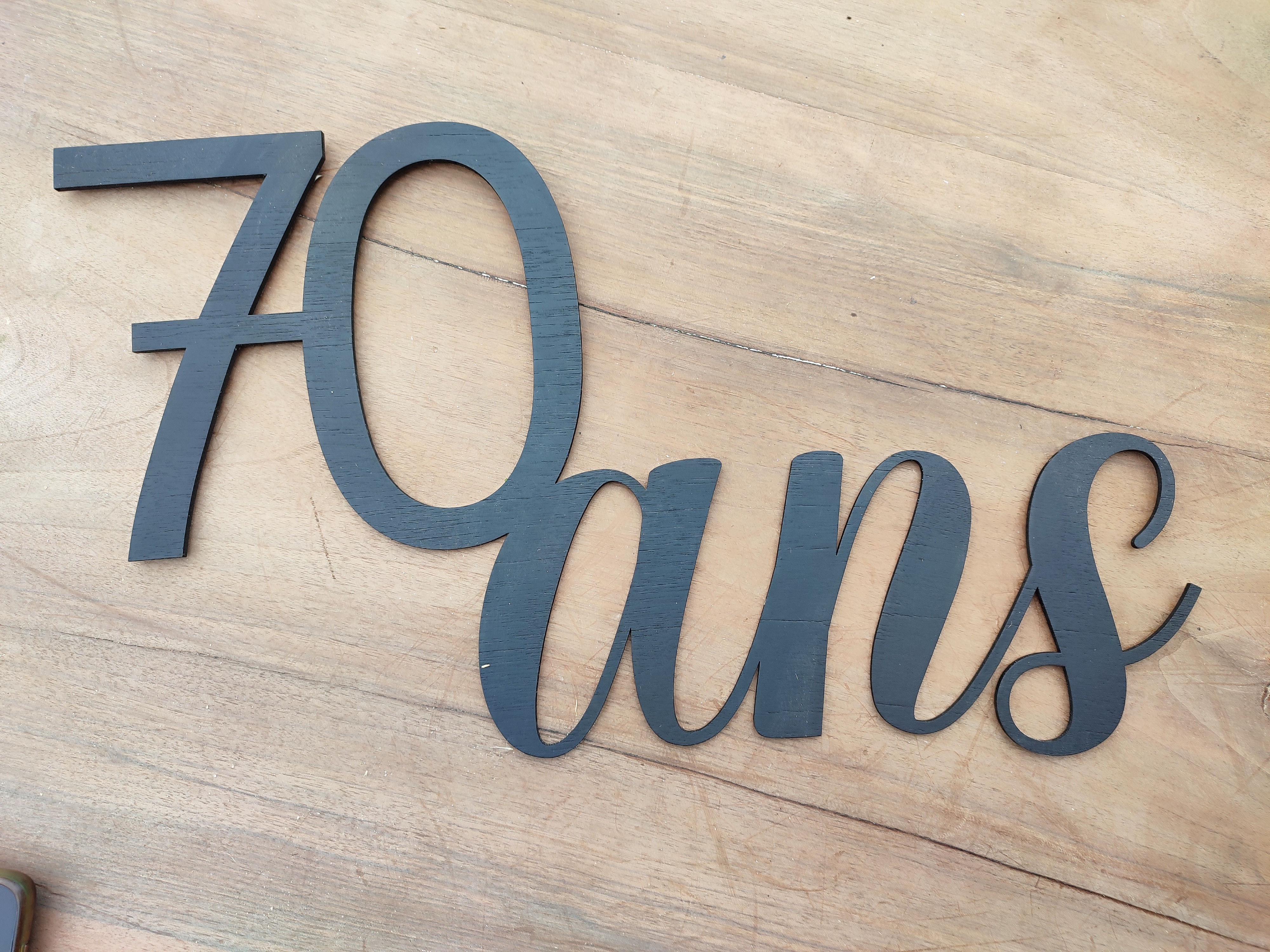 70 ans en bois