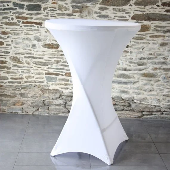 Housse de mange-debout blanche