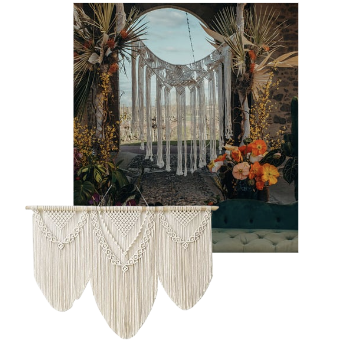 Macramé blanc