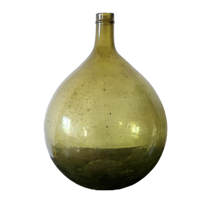 Dame jeanne ronde verte 50cm