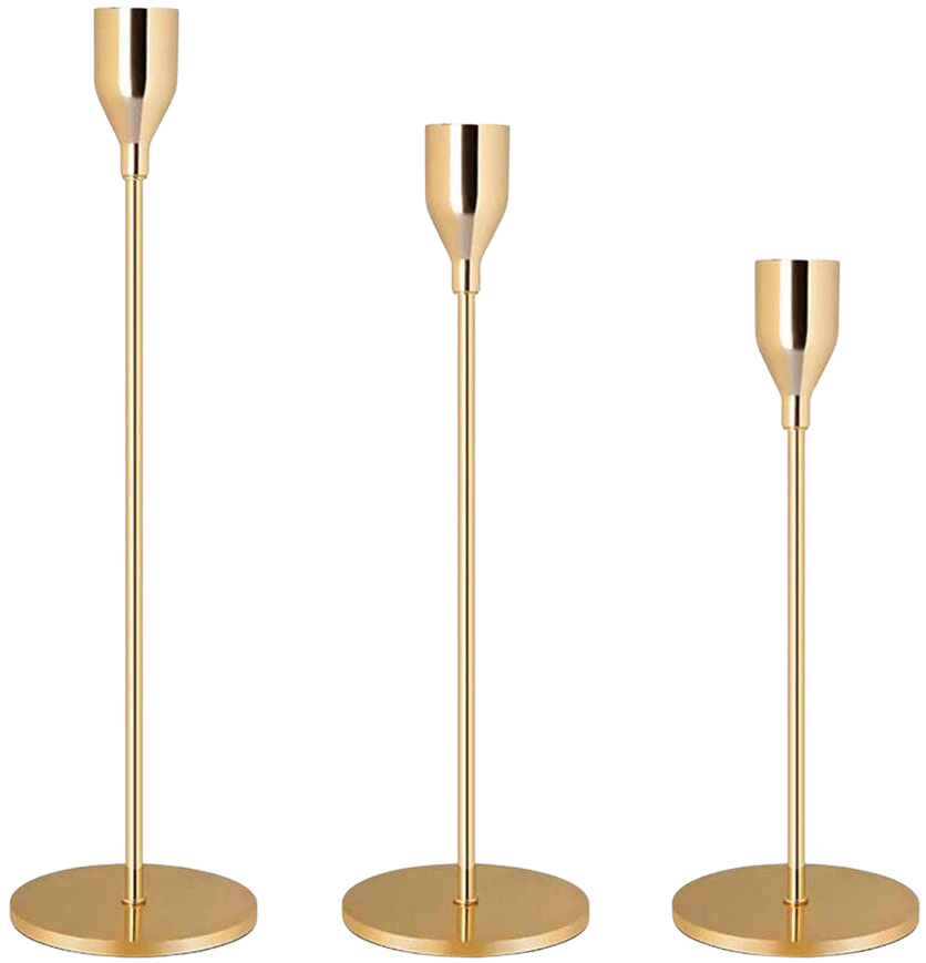 Bougeoirs rose gold