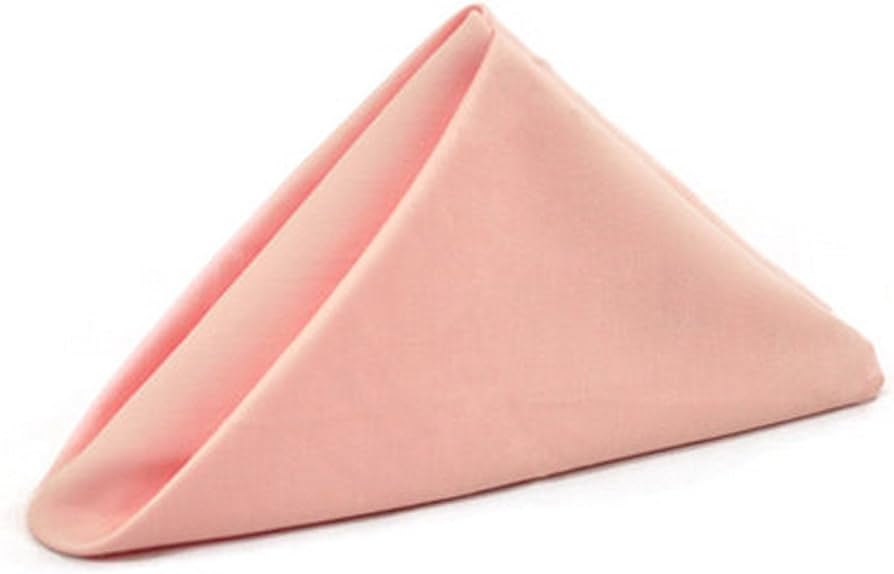 serviette rose