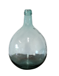 Dame jeanne ronde Bleu Vert 30cm