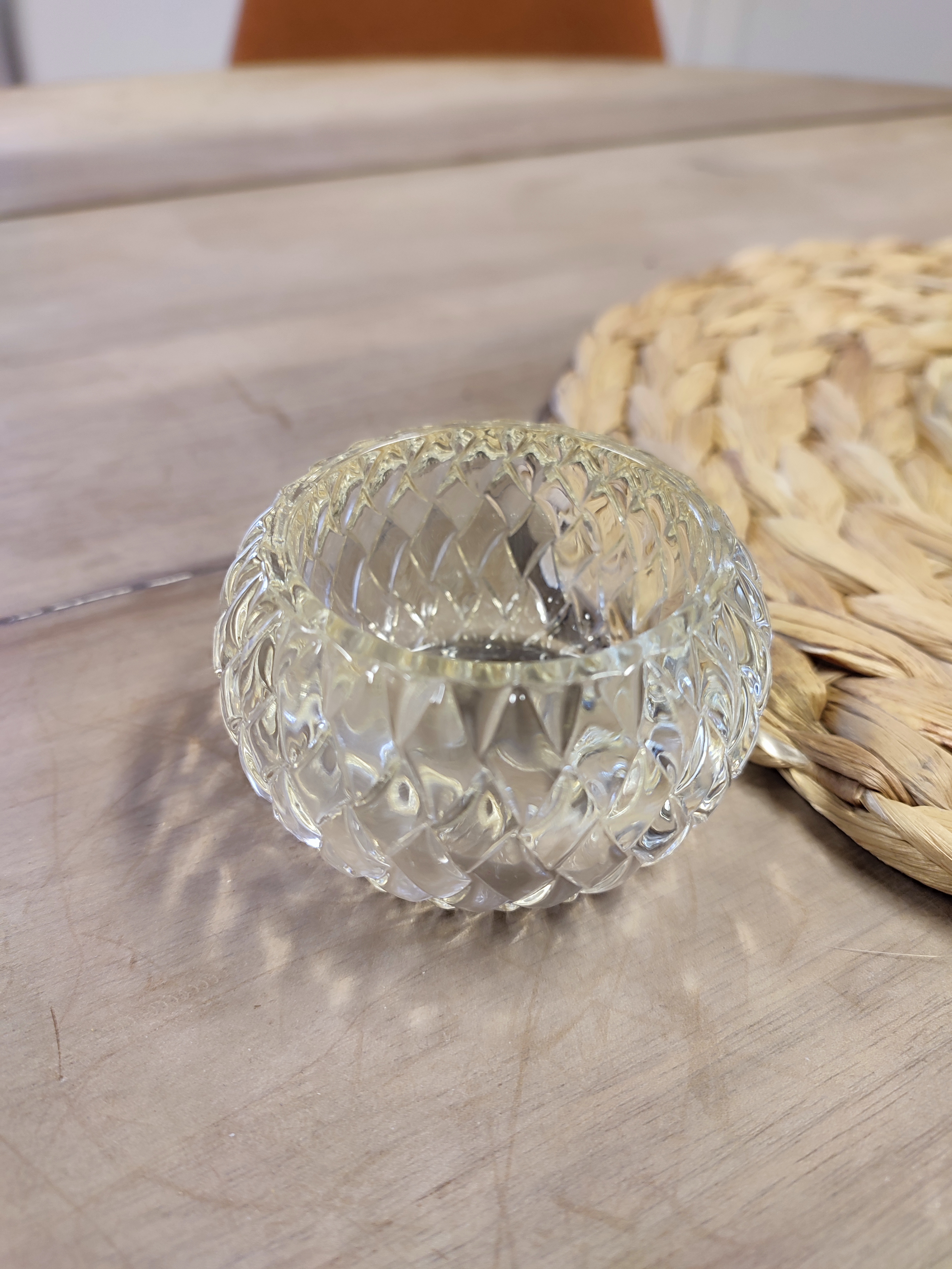 Photophore chauffe-plat vintage