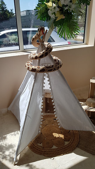 Tipi Boho en coton pour enfant