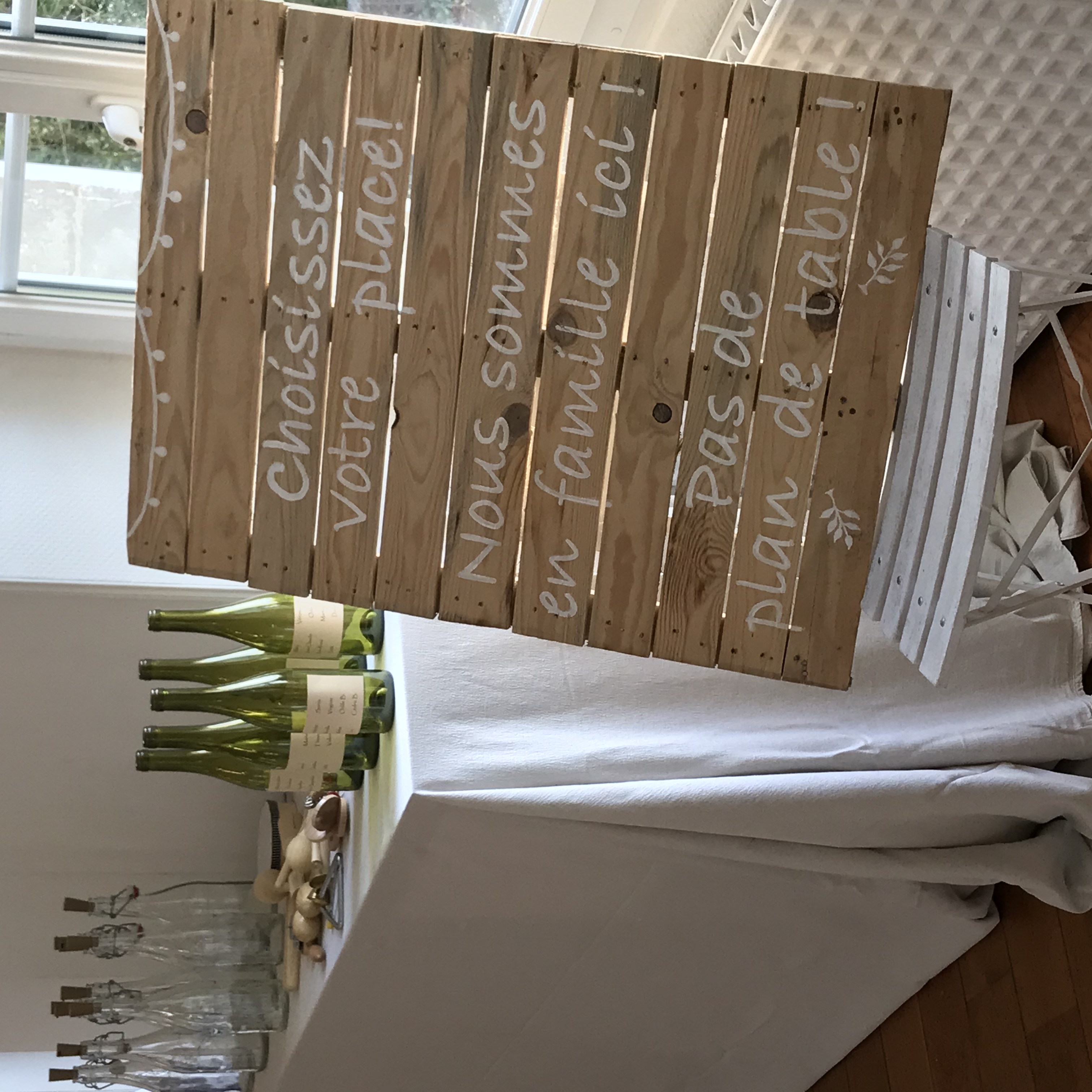 Plan de table famille