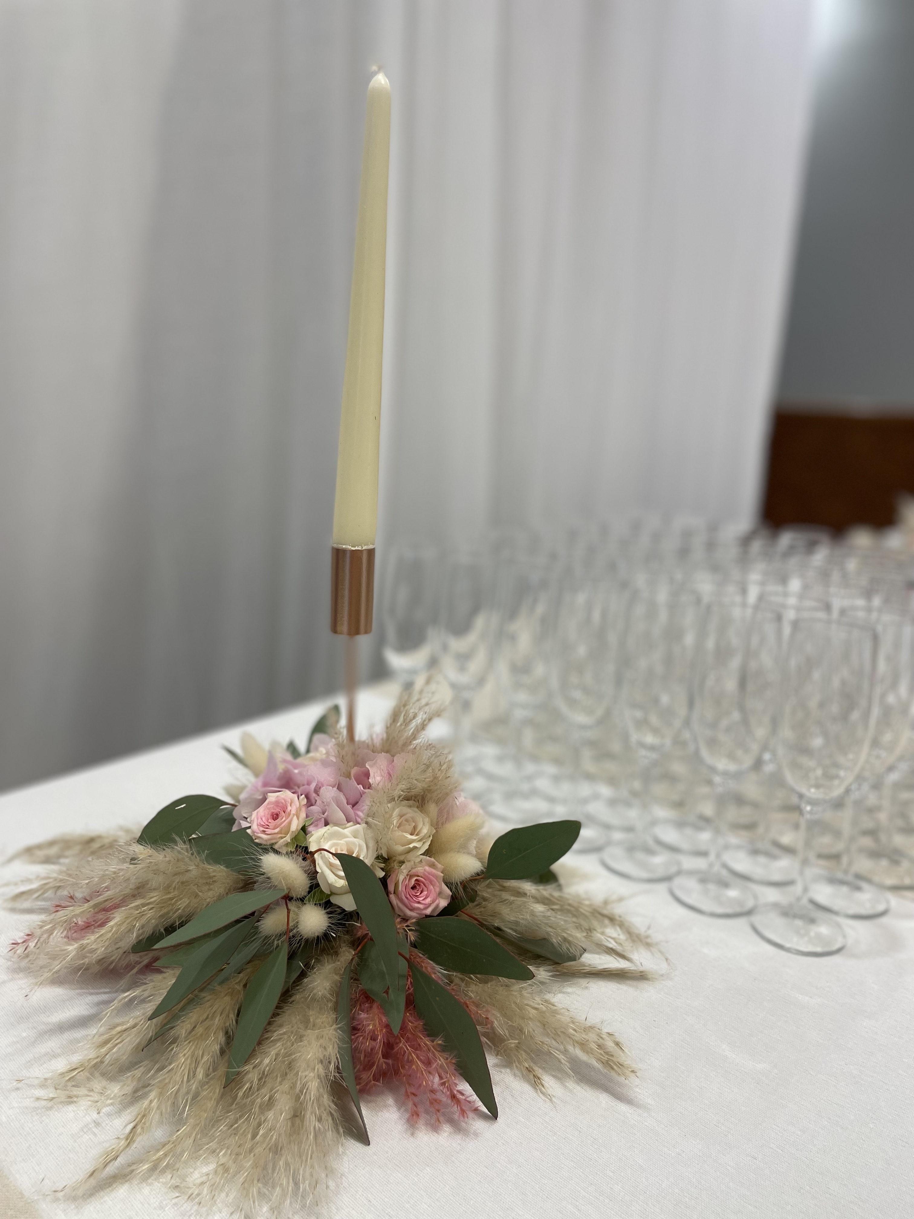 Bougeoir design cuivré