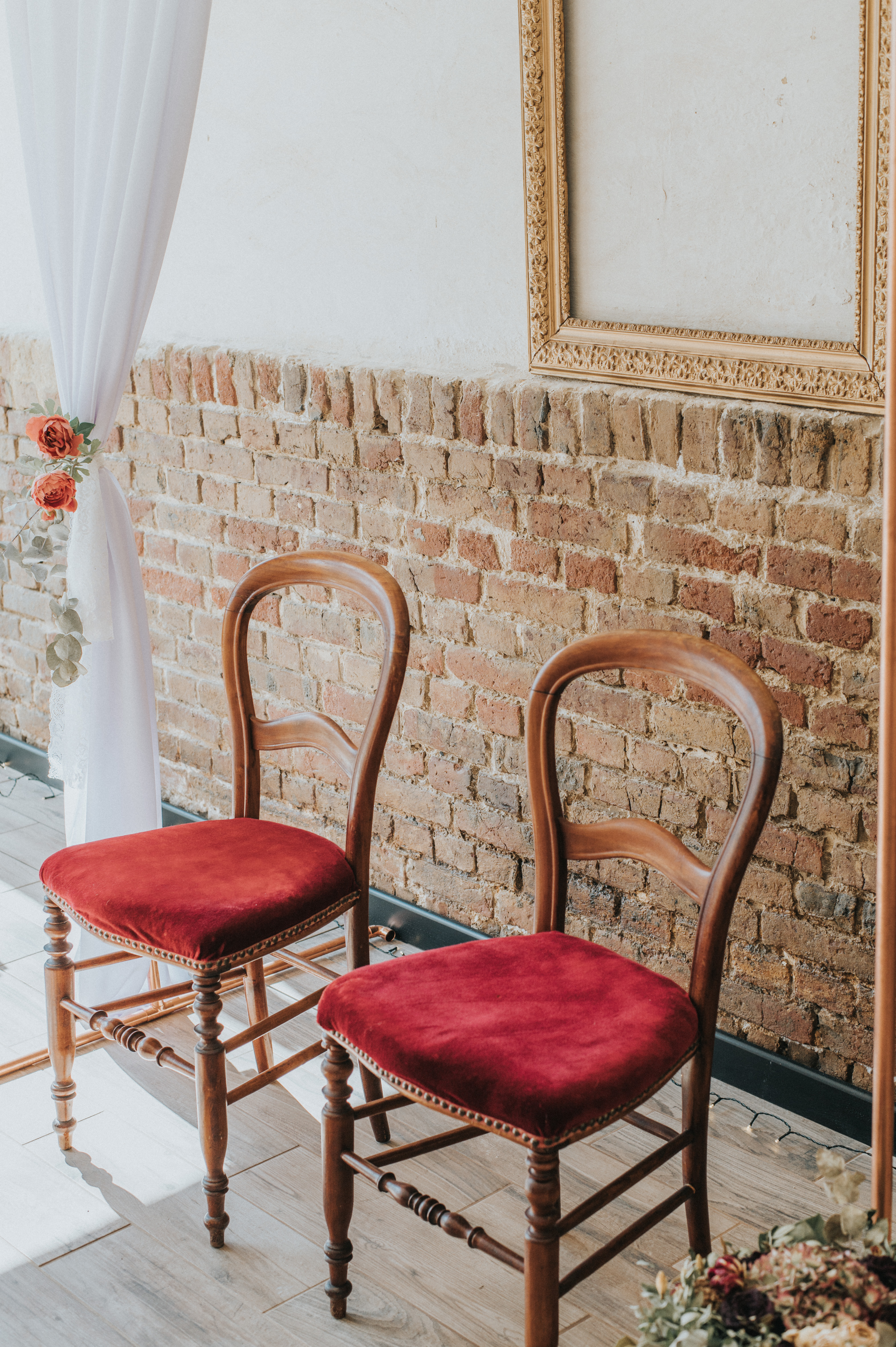 Chaise velours