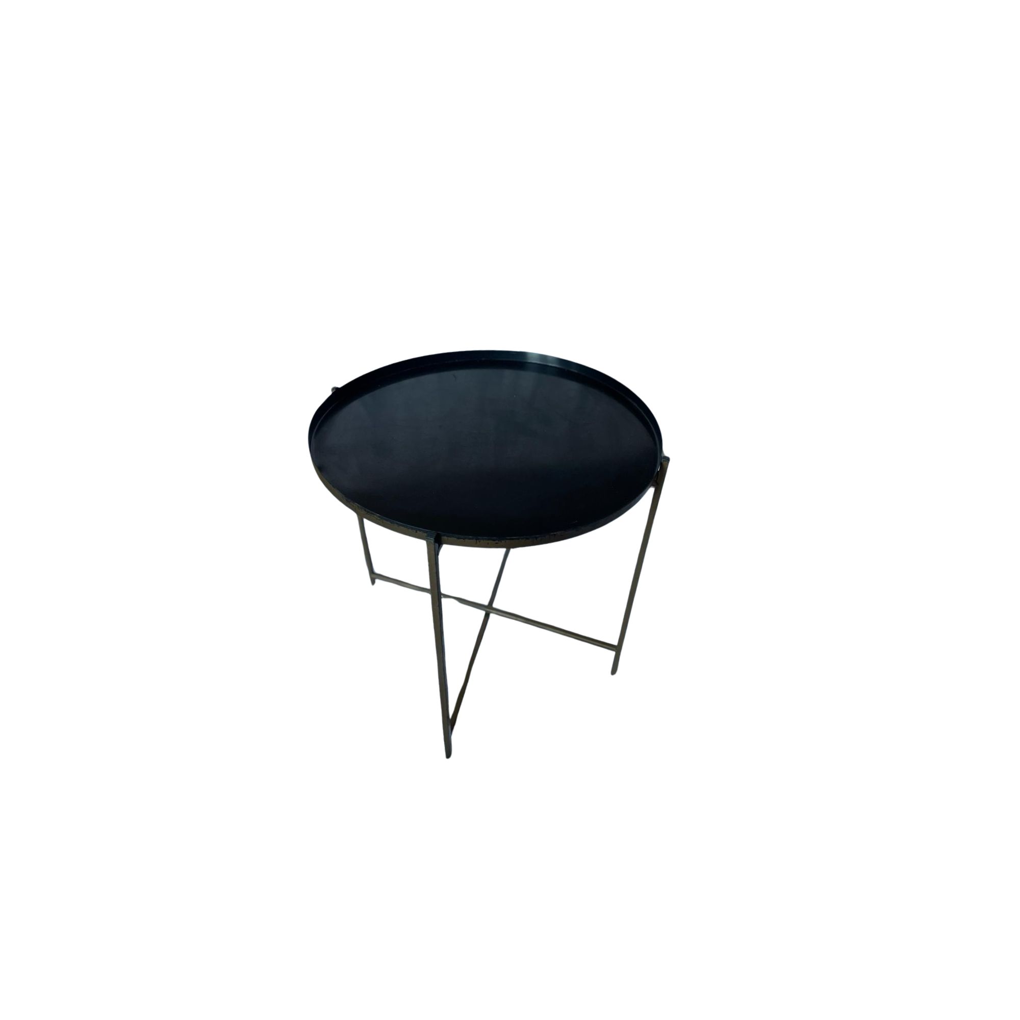 Table en métal noir Iseult