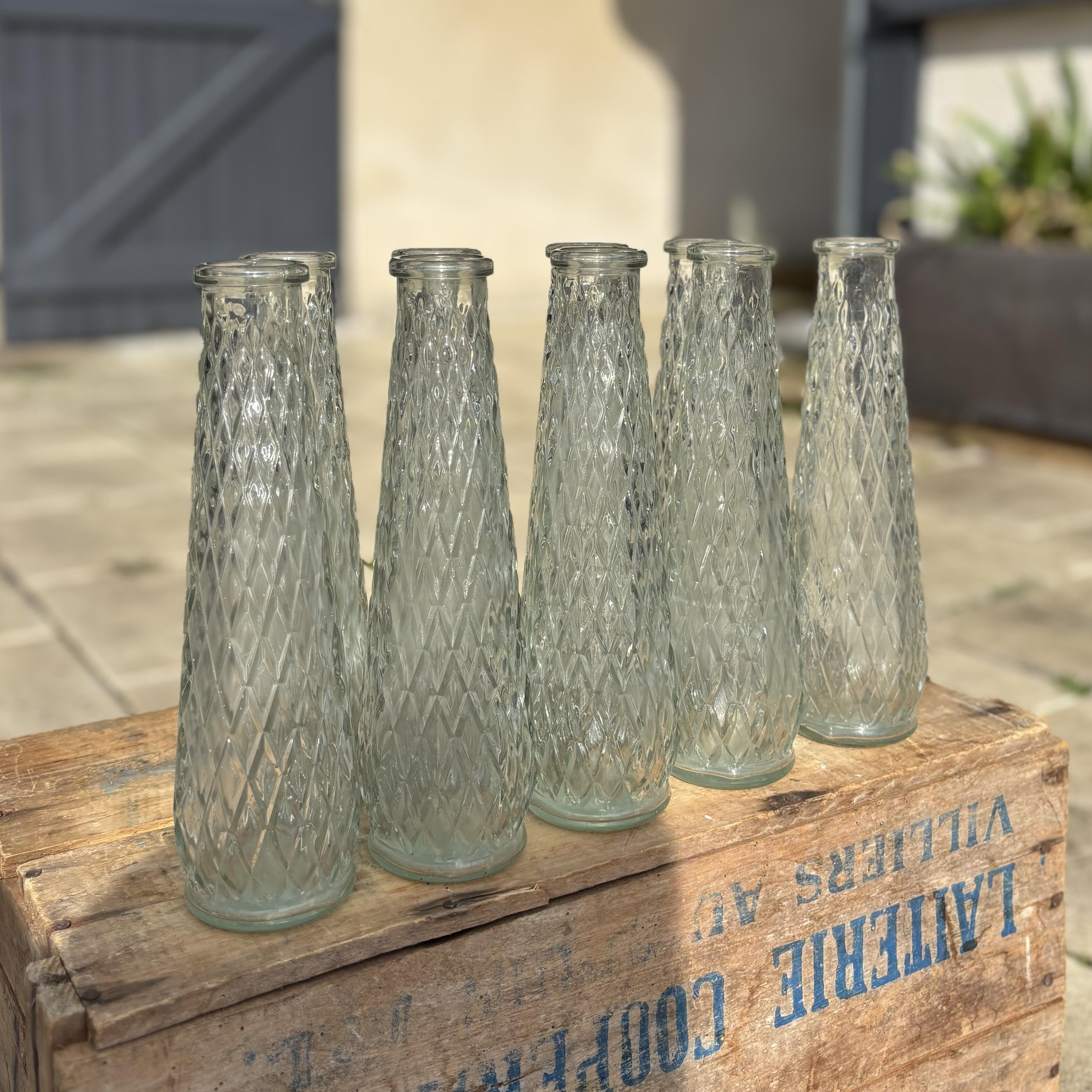 Soliflore haut motifs losange