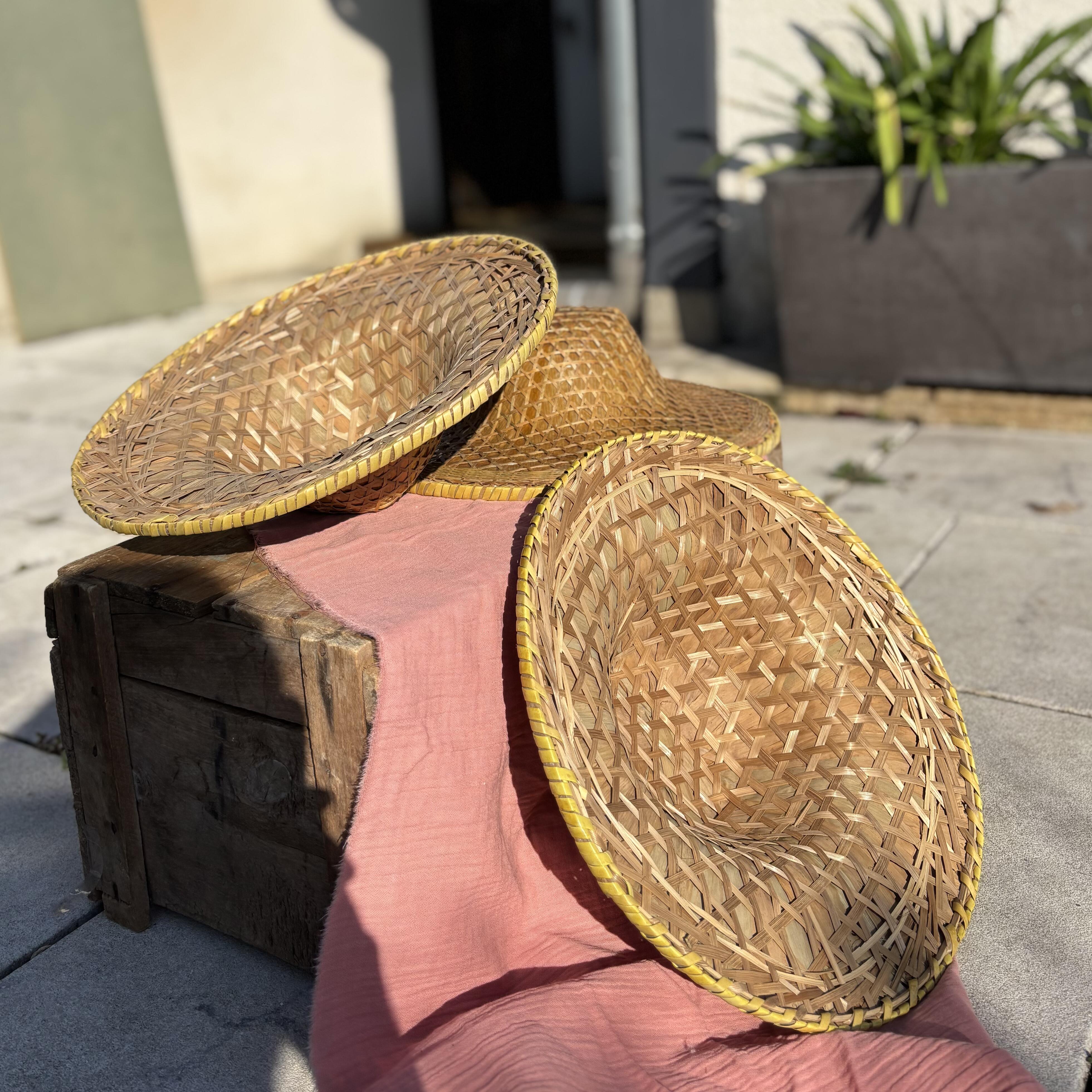 Chapeau en bambou