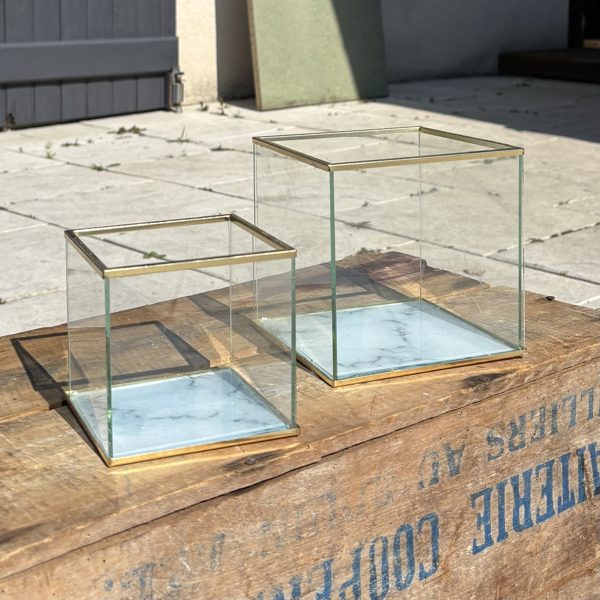Lot cubes en plexiglace
