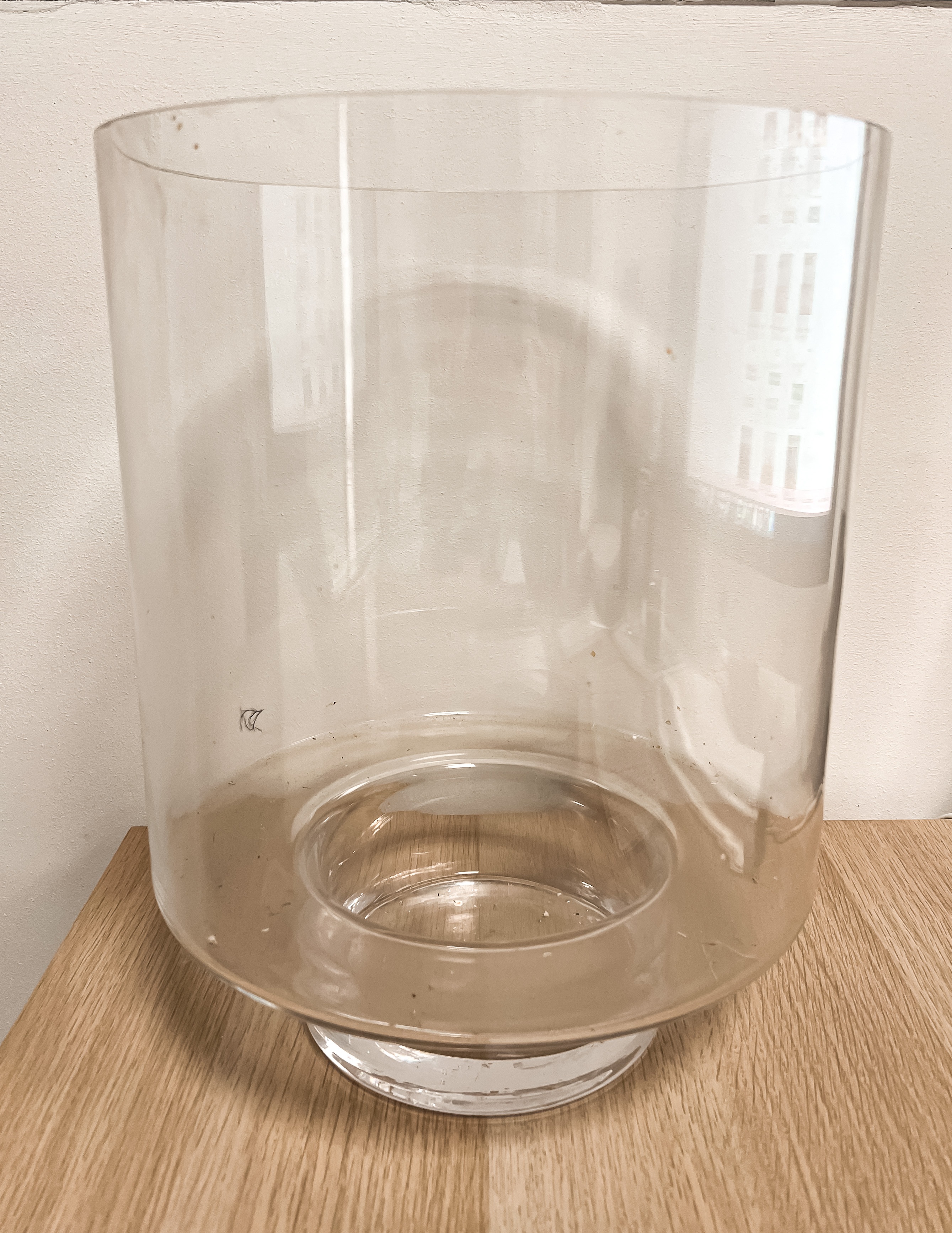 Vase cylindrique sur pied PM