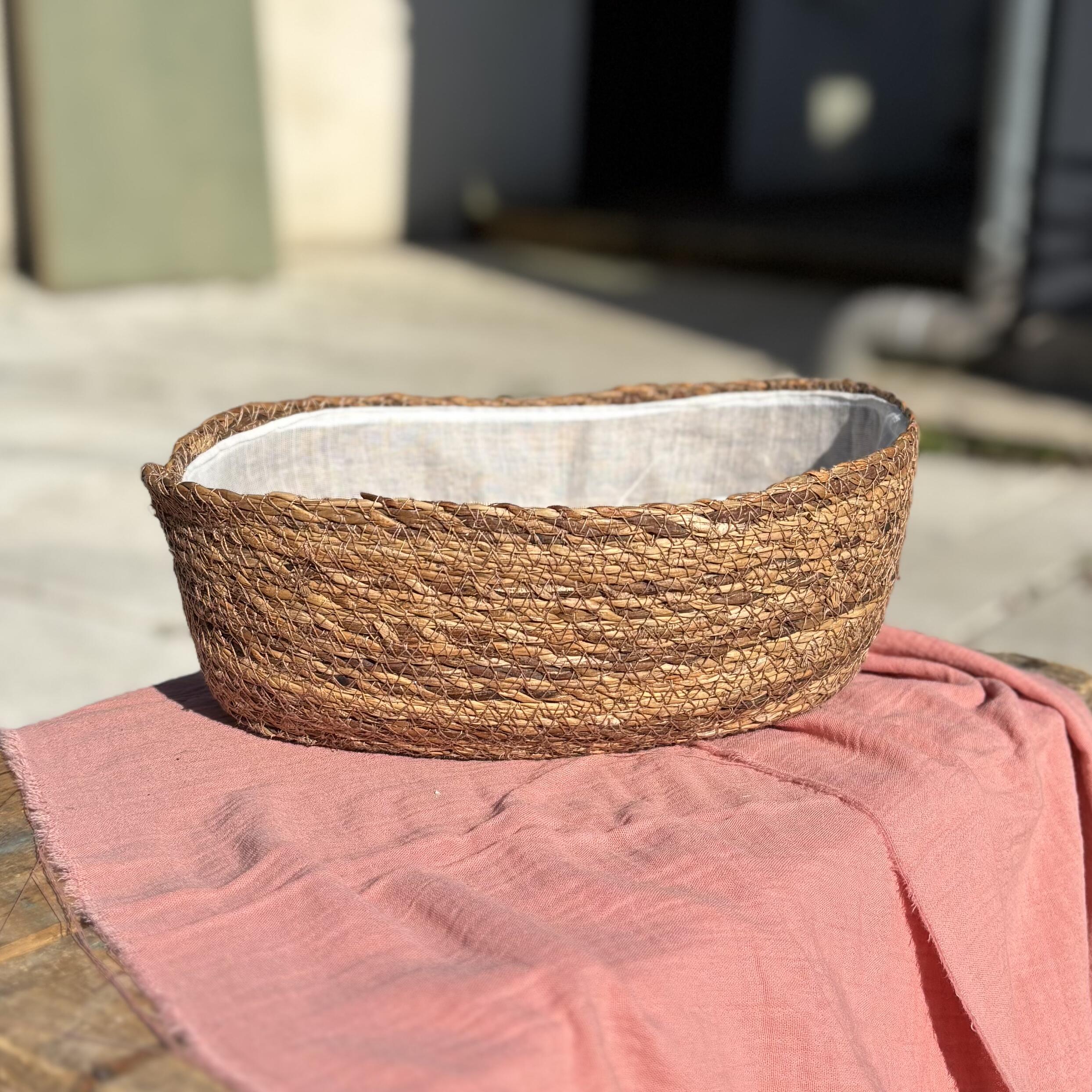 Petit panier oval