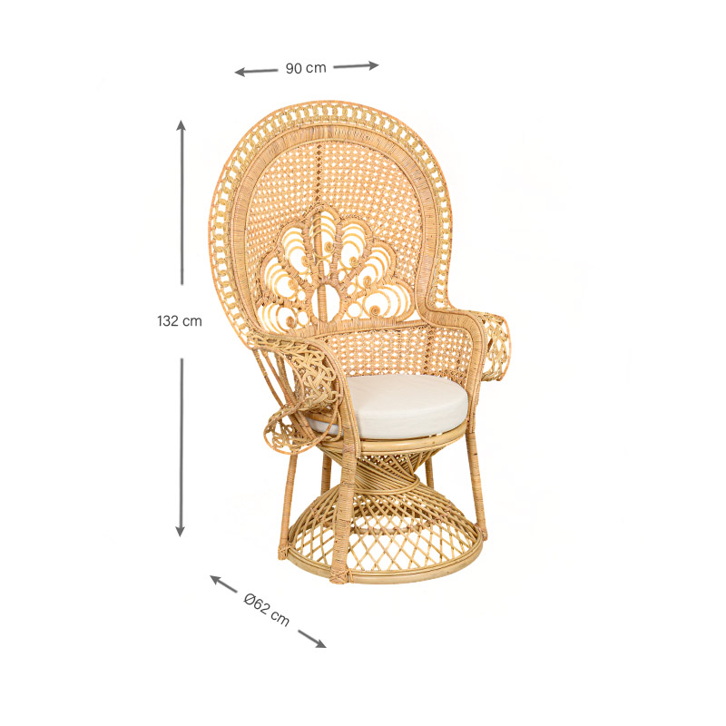 Fauteuil rotin