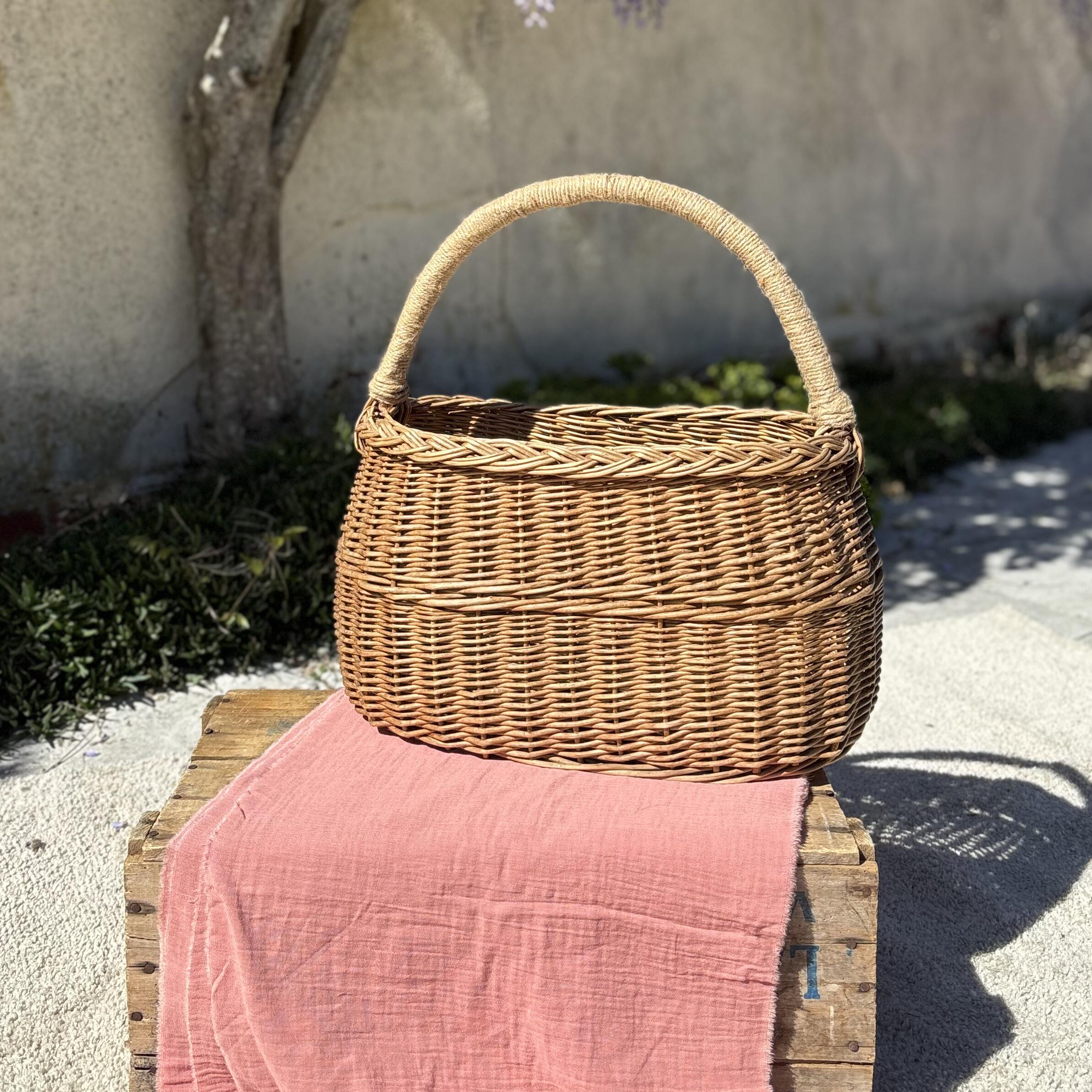 Panier oval avec anse