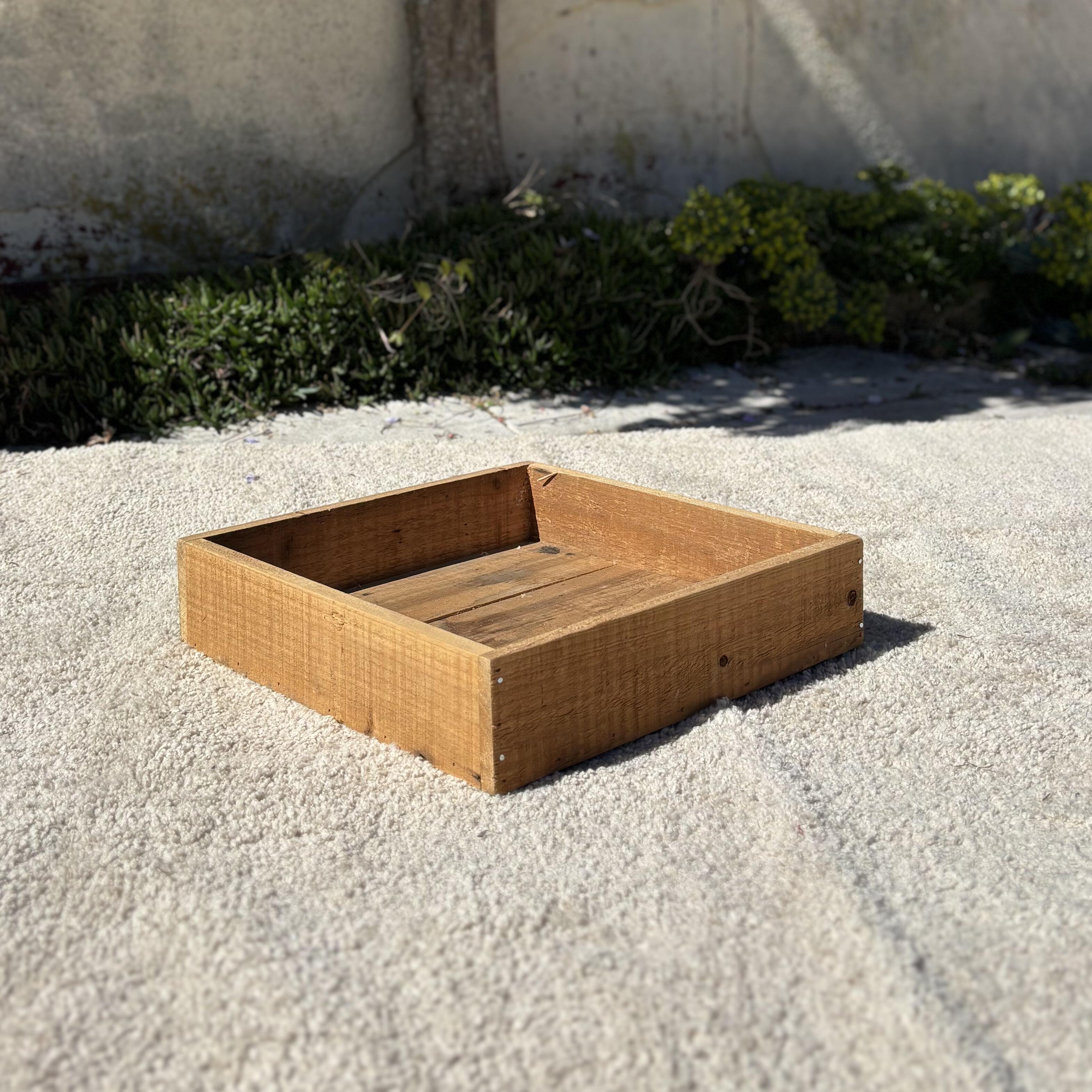 Plateau carré bois