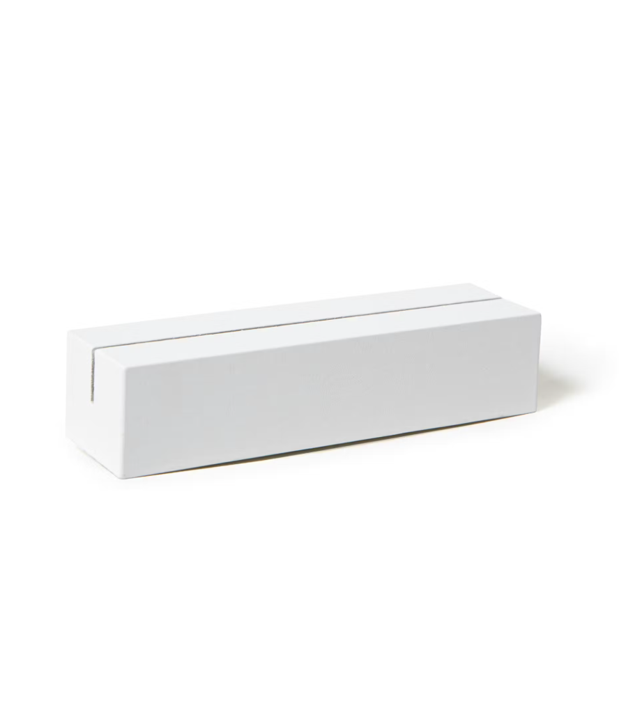porte menu blanc