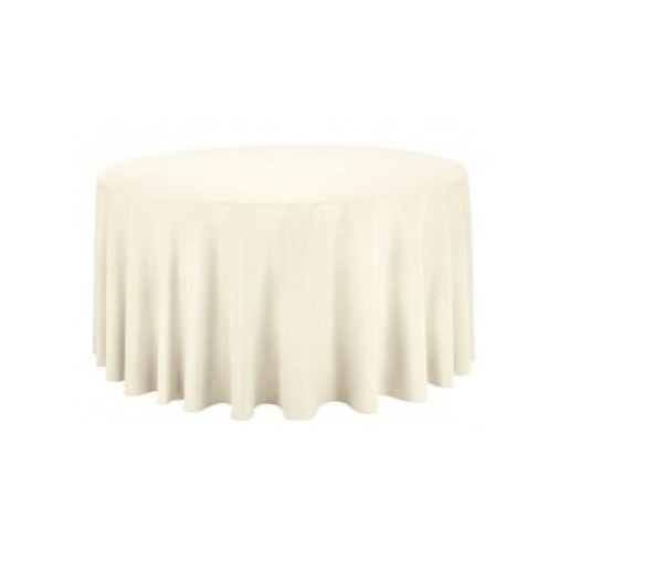 nappe ivoire ronde 280cm