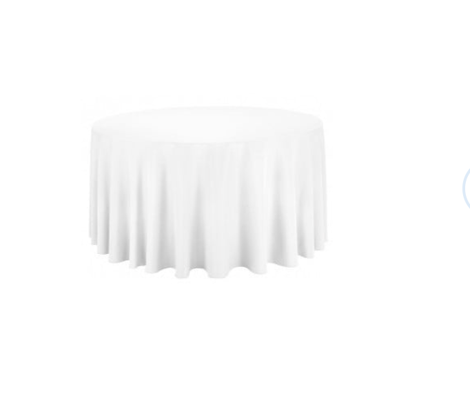 nappe blanche ronde 300cm