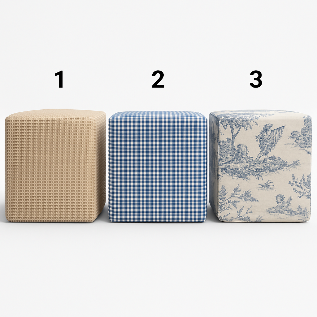 Pouf carré Suzanne