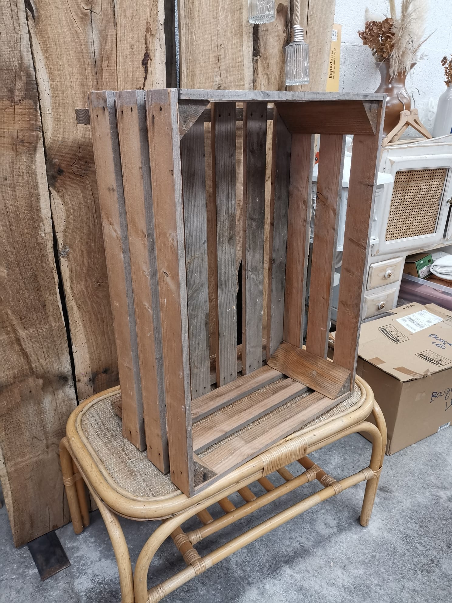Caisse bois de transport