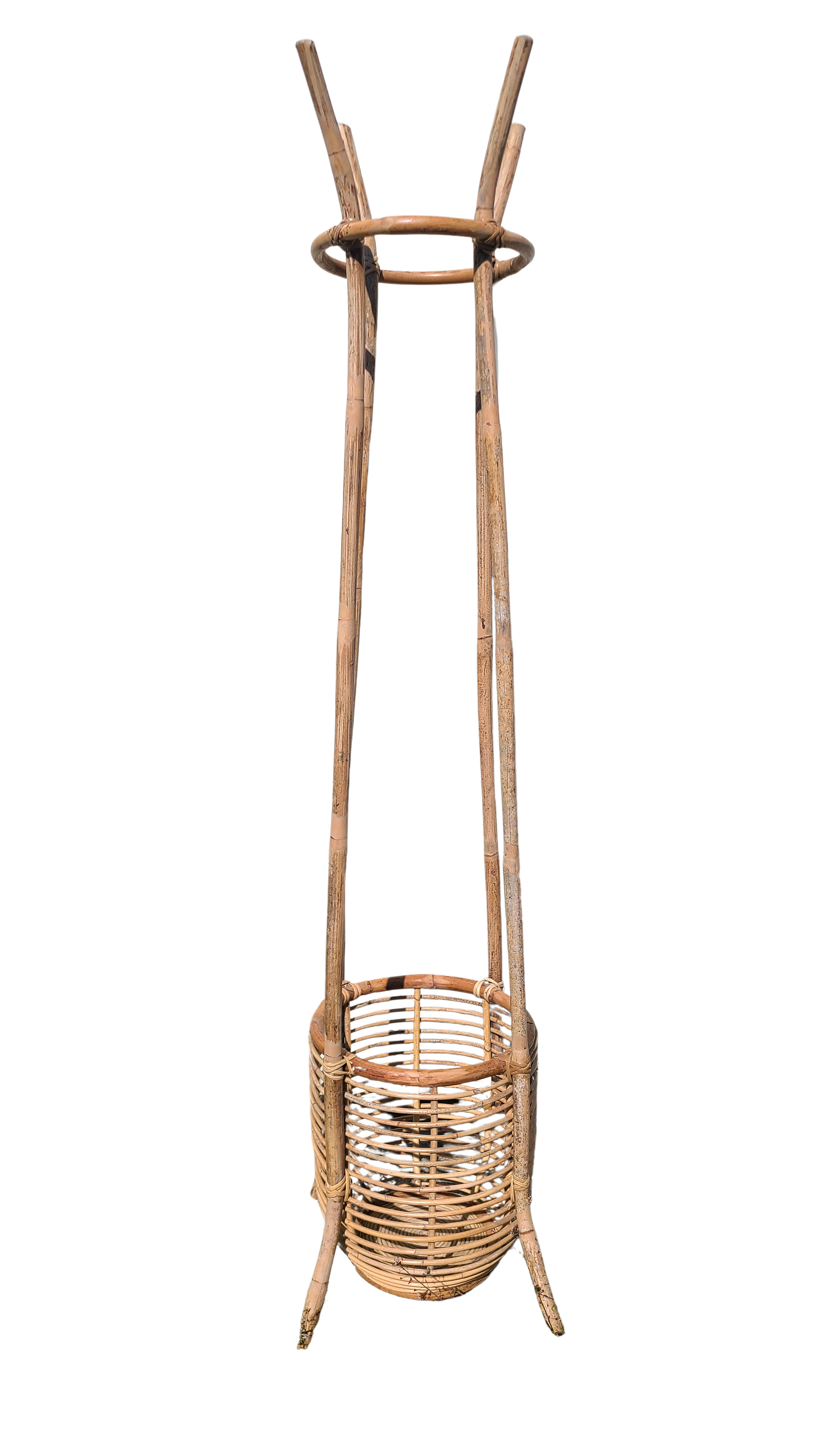 Porte manteau osier