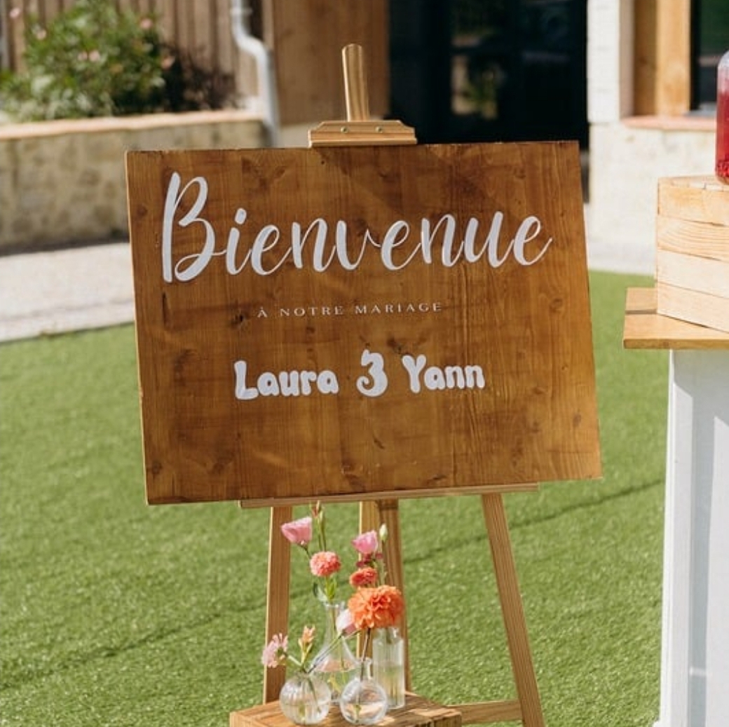 Panneau bienvenue