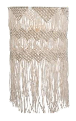 Suspension macramé