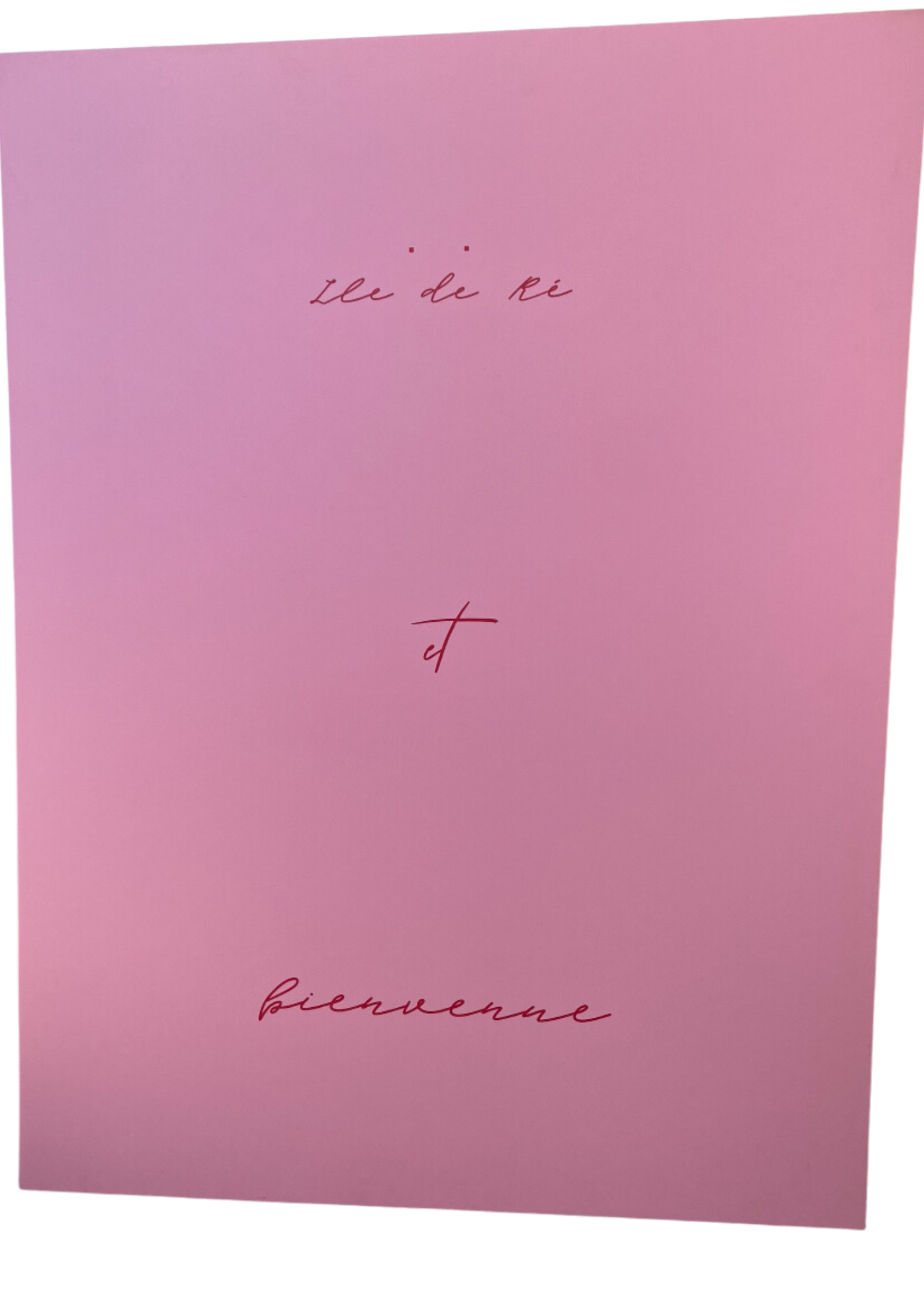 Panneau Plexi rose