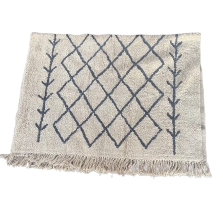 Tapis Noir et Blanc
